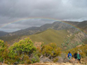 rainbow from the ridge