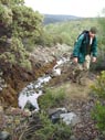 hiking up from Oak Cove