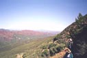 near the top