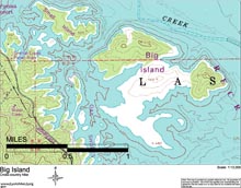big island map
