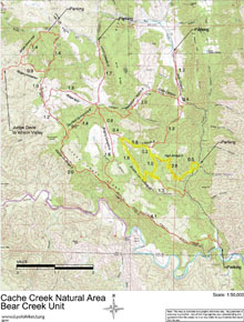 map of the natural area